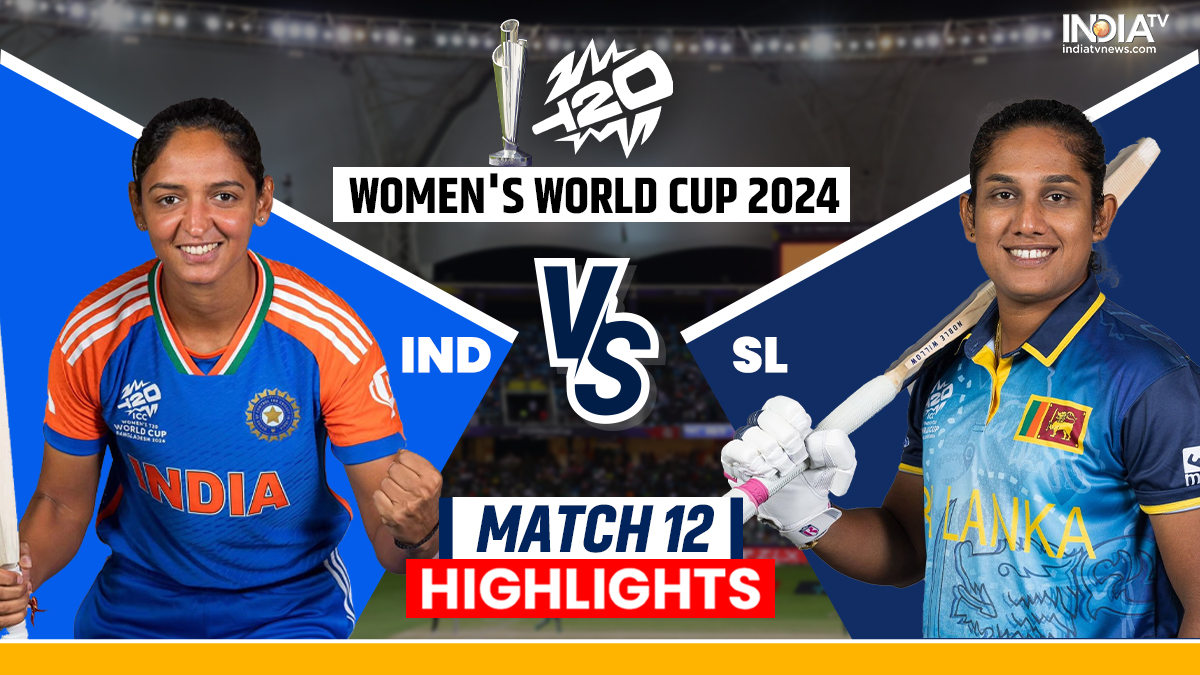 India vs Sri Lanka Live Cricket Score, Women's T20 World Cup INDW vs