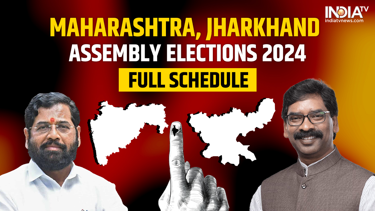 Assembly Elections 2024 Maharashtra votes on Nov 20, Jharkhand in 2