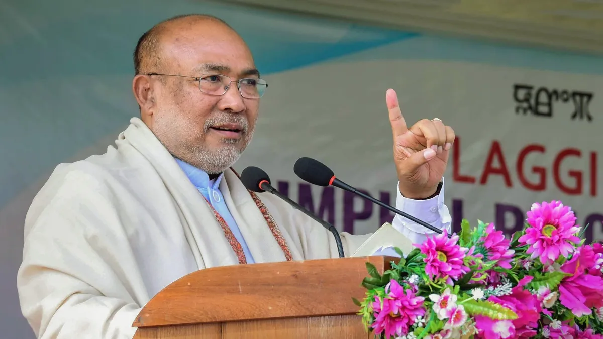 Manipur Chief Minister N Biren Singh