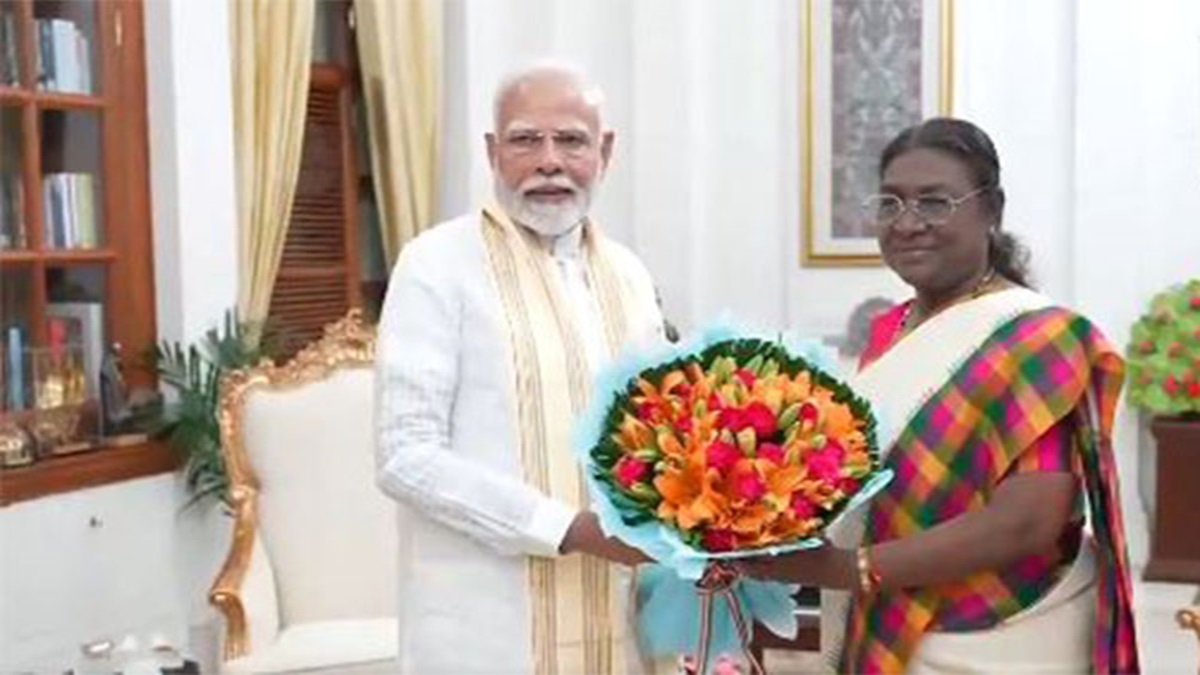 PM Modi Extends Diwali Greetings to President Droupadi Murmu, VP Jagdeep Dhankhar