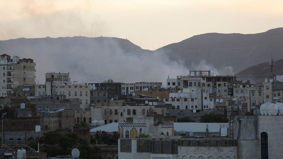 US Military Strikes Houthi Weapons Storage Facilities With Rare Long ...