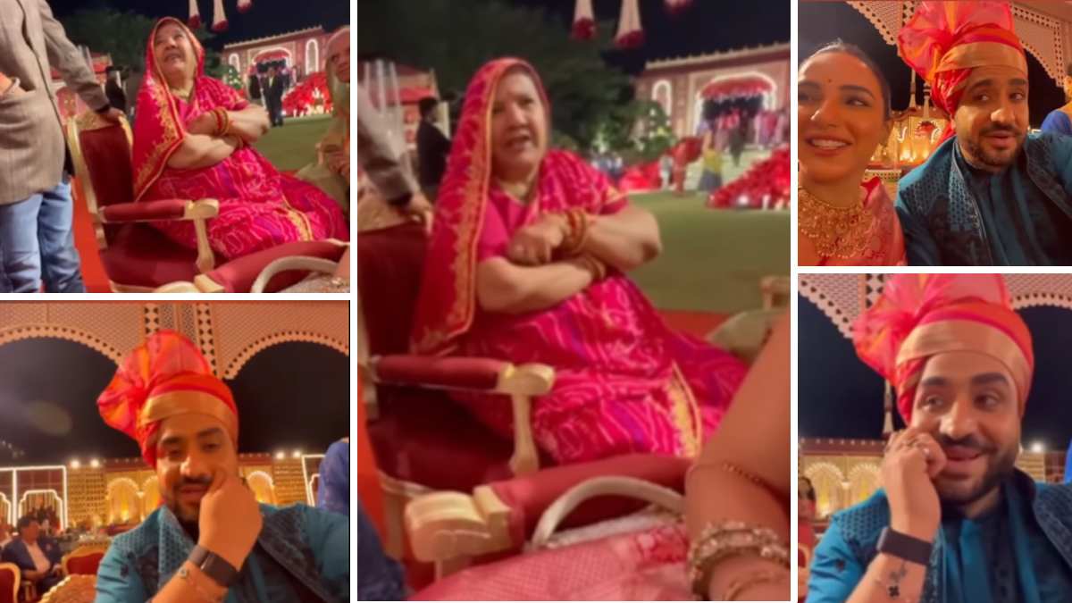 Aly Goni pranks an old woman at wedding, asks her to guess his religion