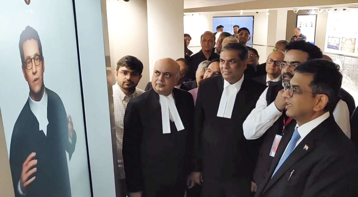 CJI Talks Law with AI Lawyer at Museum Opening