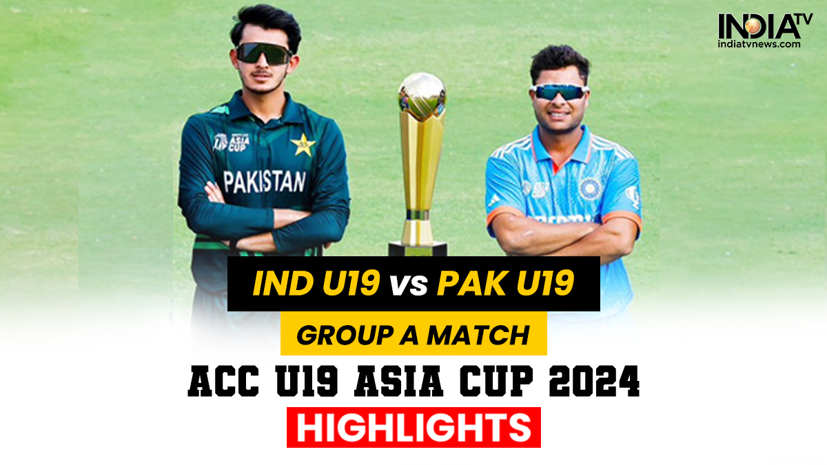 IND vs PAK ACC U19 Asia Cup 2024 Live score India U19 vs Pakistan U19