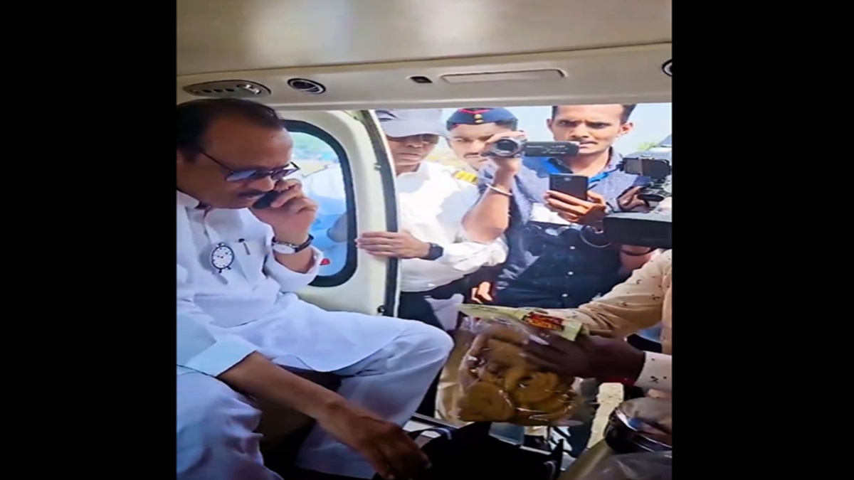 Maharashtra elections Ajit Pawar Helicopter bags checked by Election