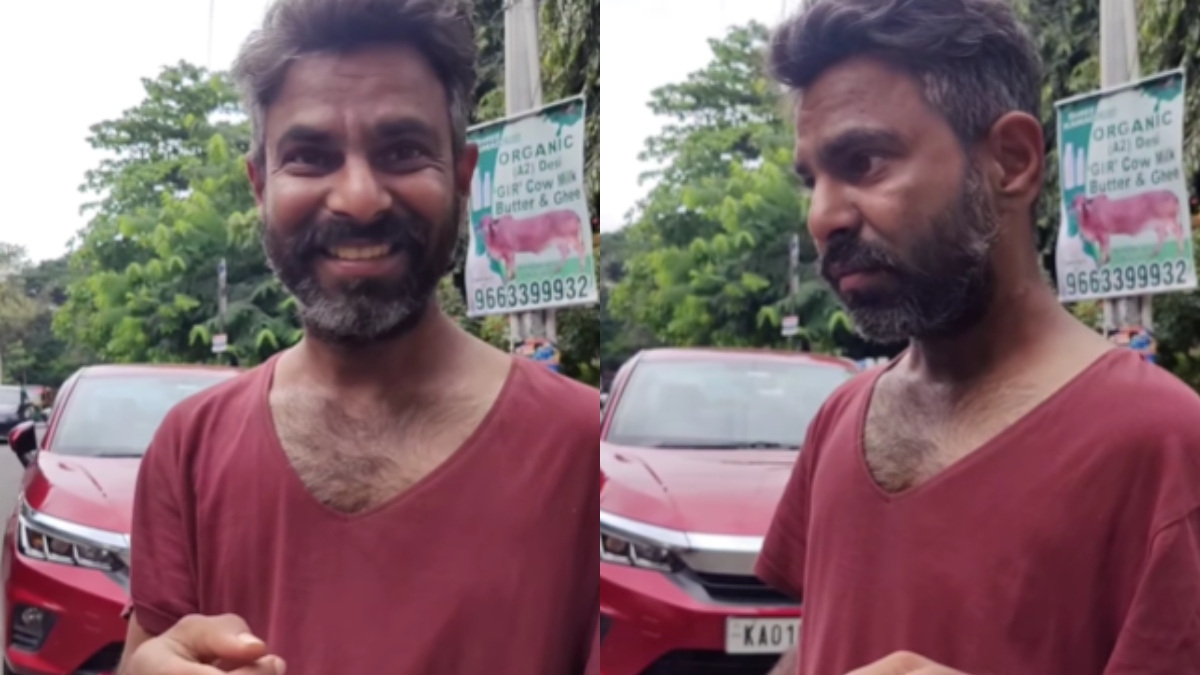 A former techie in Frankfurt, now begs in Bengaluru streets, video goes viral | WATCH