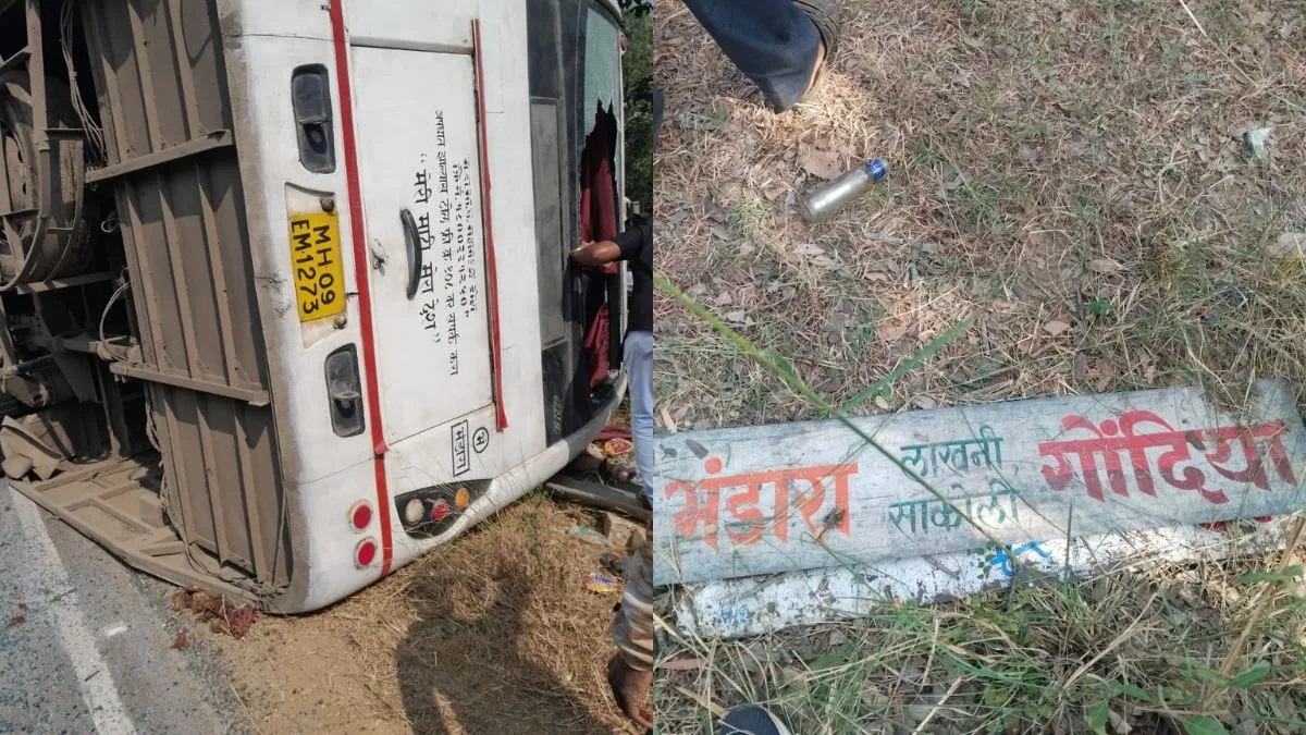 Maharashtra: 11 killed, 34 injured as state transport bus overturns in Gondia, PMO announces ex-gratia