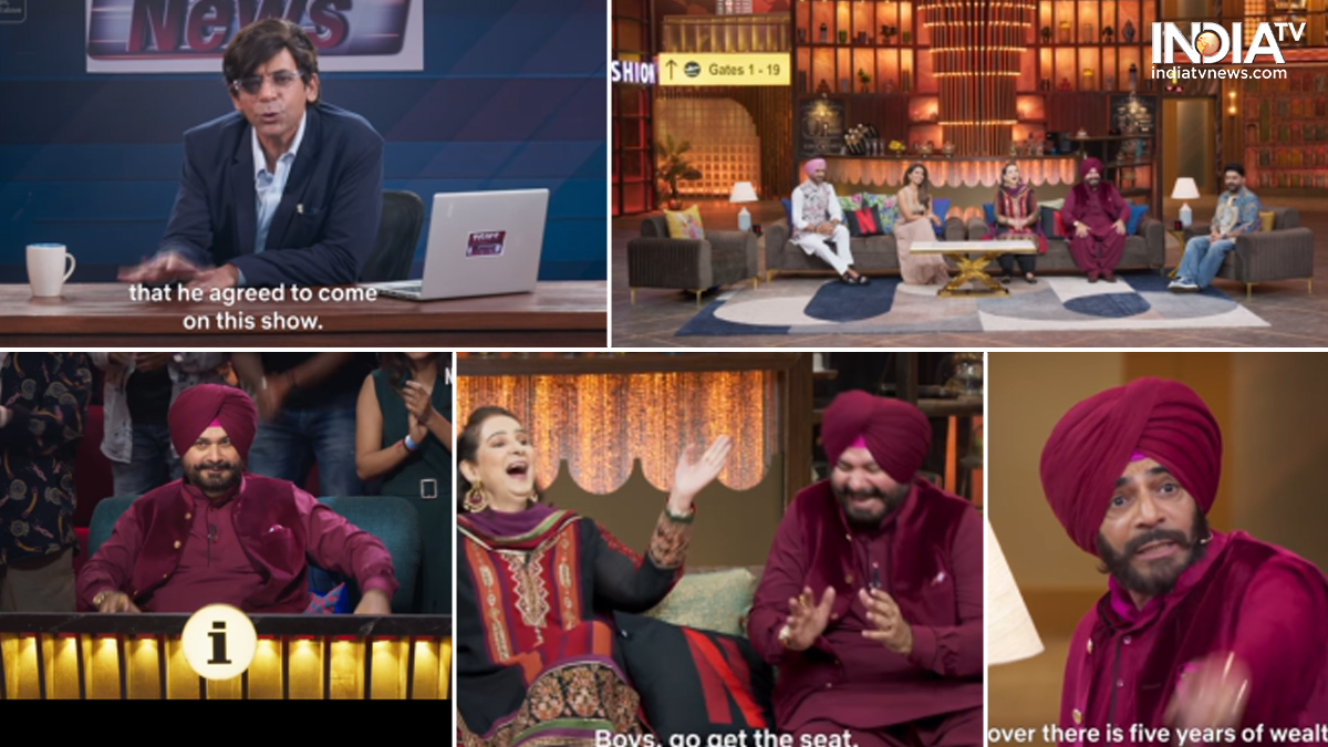 Navjot Singh Sidhu is back on Kapil Sharma’s show, leaves Archana Puran Singh ‘worried’ | WATCH latest promo