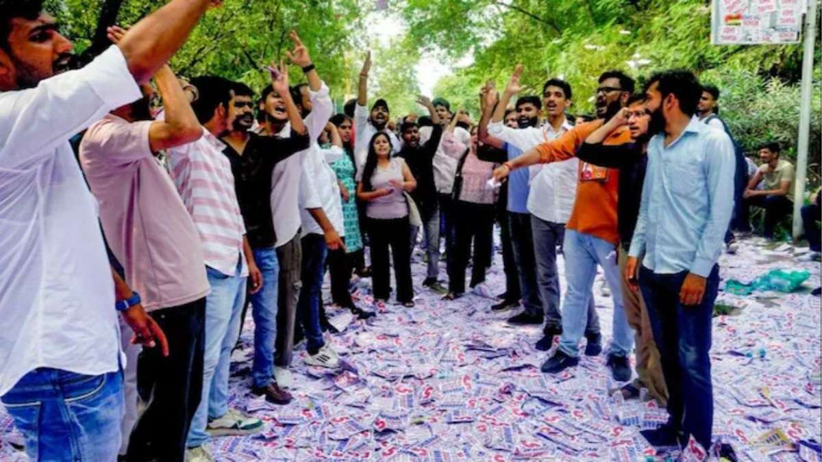 DUSU Election Result NSUI wins President and Joint Secretary posts