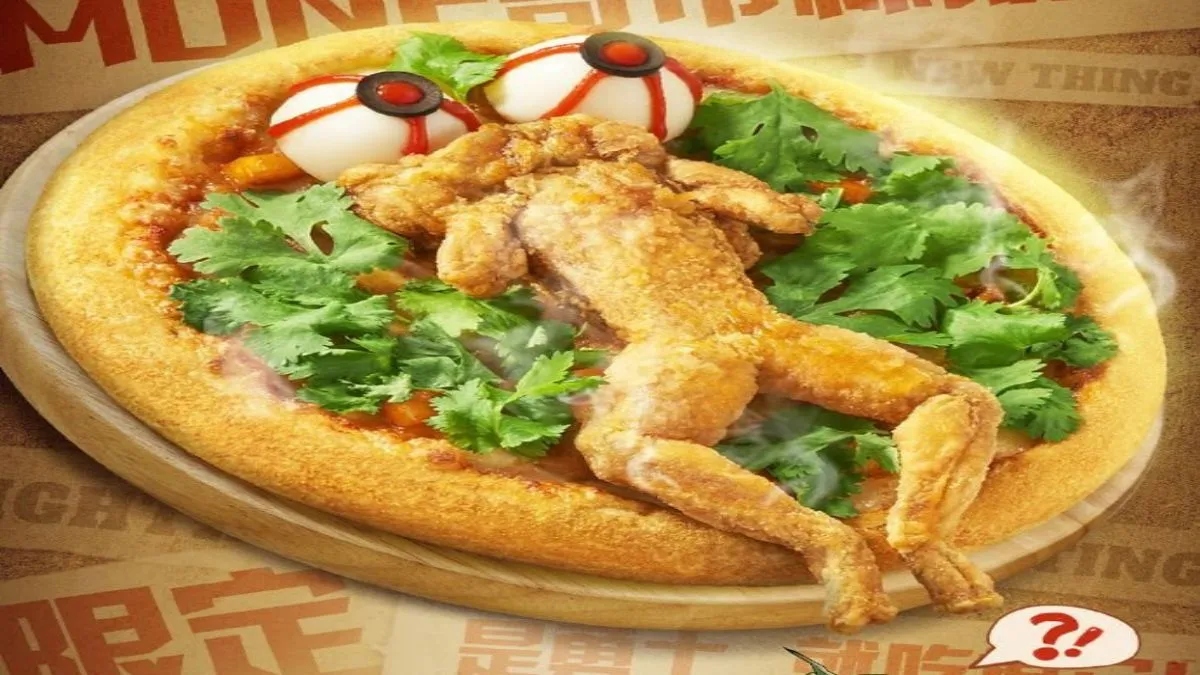 Ever wondered 'Fried Frog' as a Pizza topping? Chinese Pizza Hut sells so, foodies in disbelief | See Pic