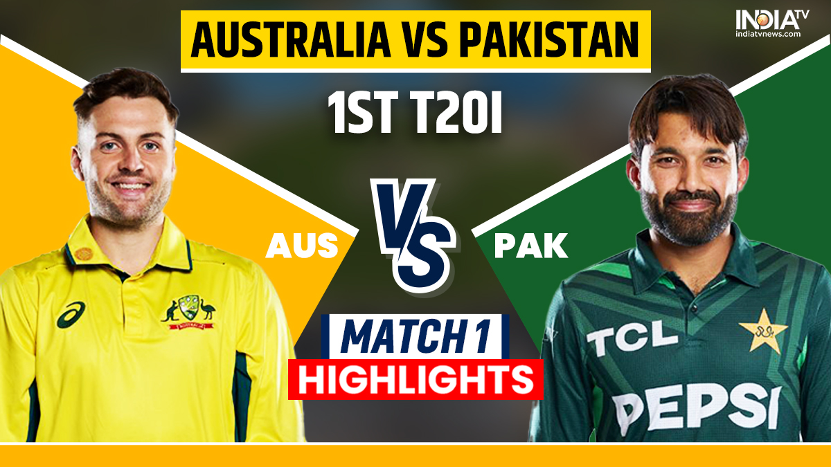 AUS vs PAK Live Score, 1st T20I: Australia vs Pakistan live match ...