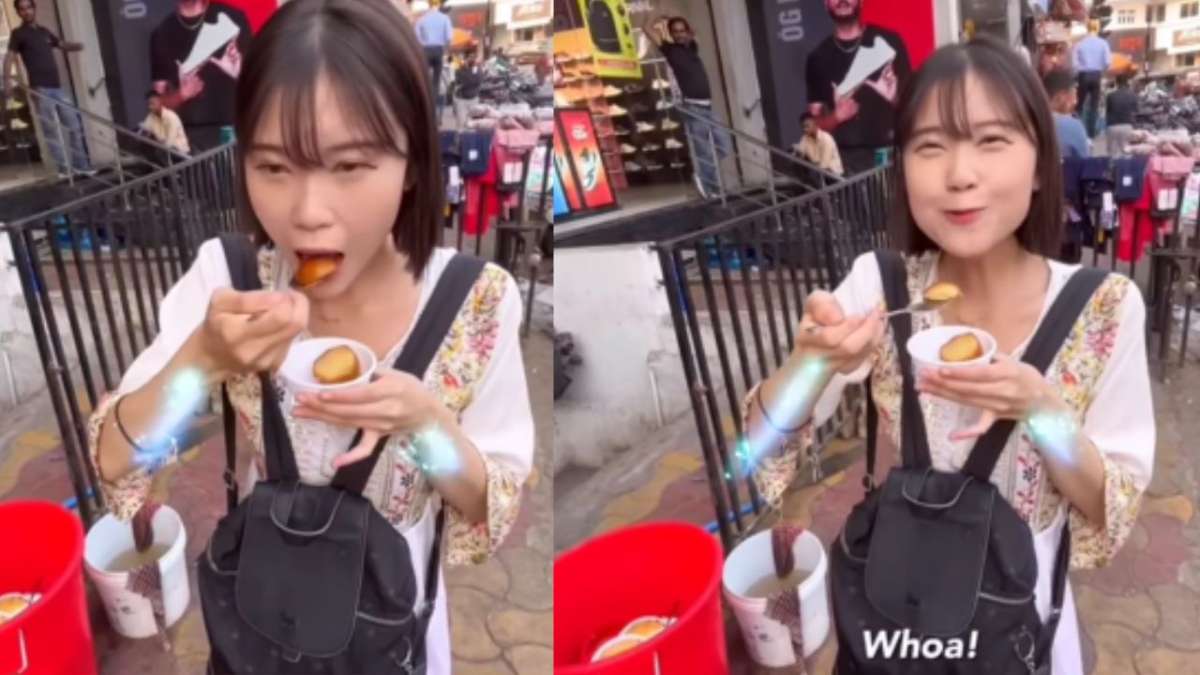 Korean woman tourist eats Gulab Jamun for first time, her priceless reaction goes viral | Watch