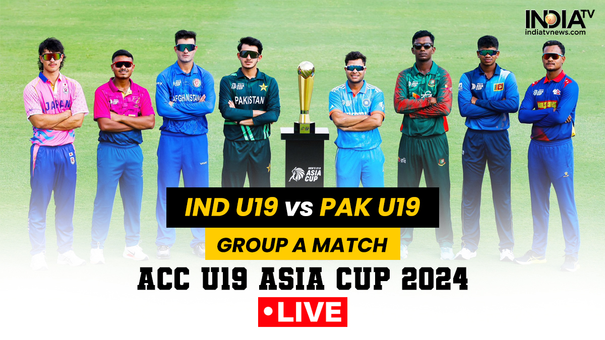 IND vs PAK ACC U19 Asia Cup 2024 Live score India U19 vs Pakistan U19