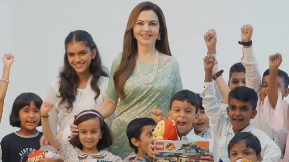 Nita Ambani celebrates Children’s Day at Sir H. N. Reliance Foundation, pledges free treatment for kids