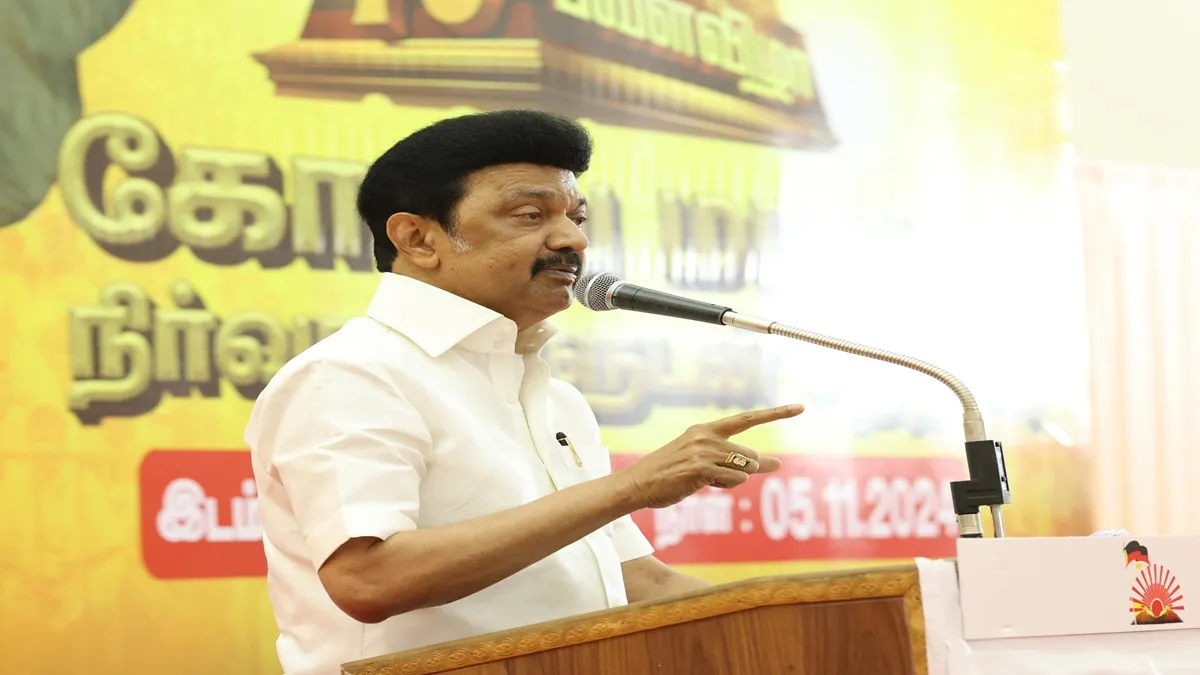 Tamil Nadu Chief Minister MK Stalin.