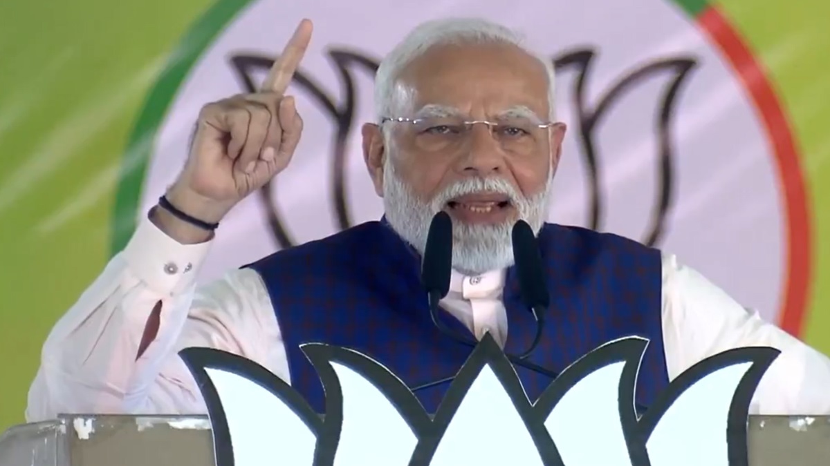 PM Modi addresses poll rally in Nanded, claims 'wave of Mahayuti in Maharashtra'