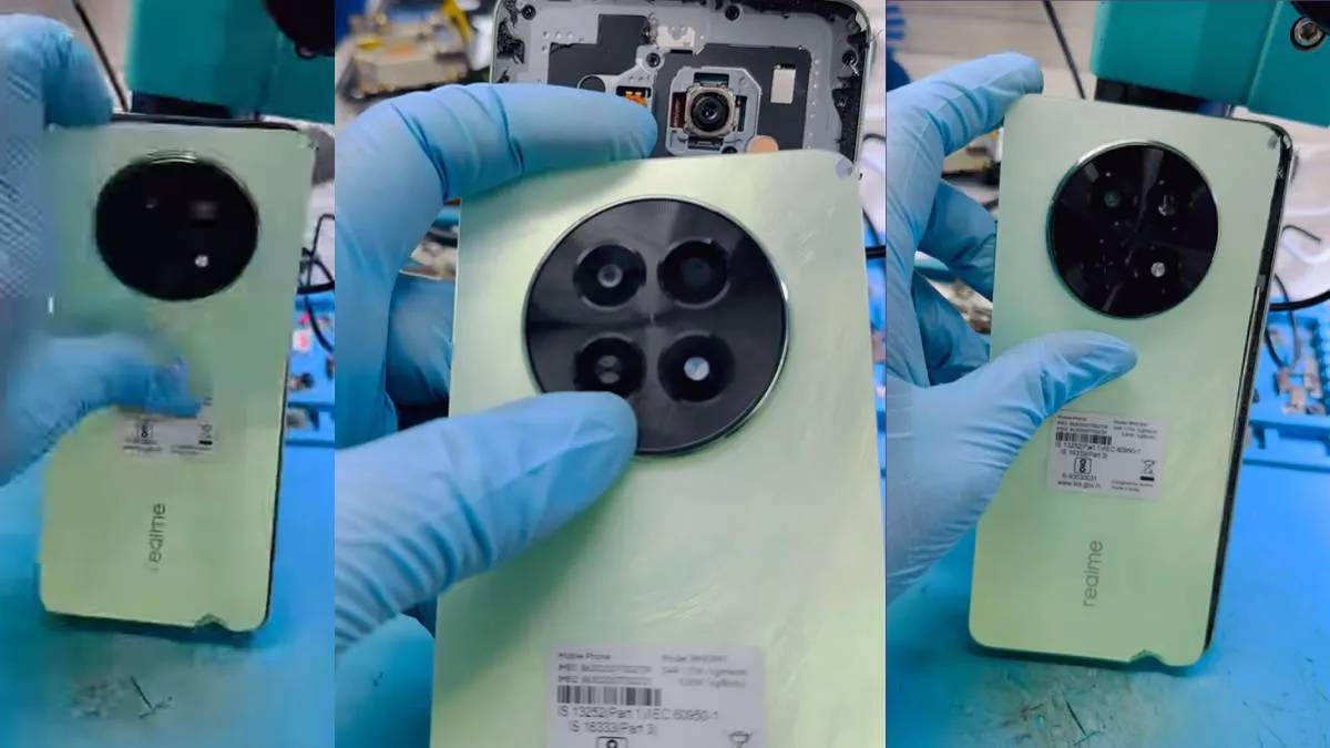 Realme's quad-camera design is exposed, thanks to a viral video