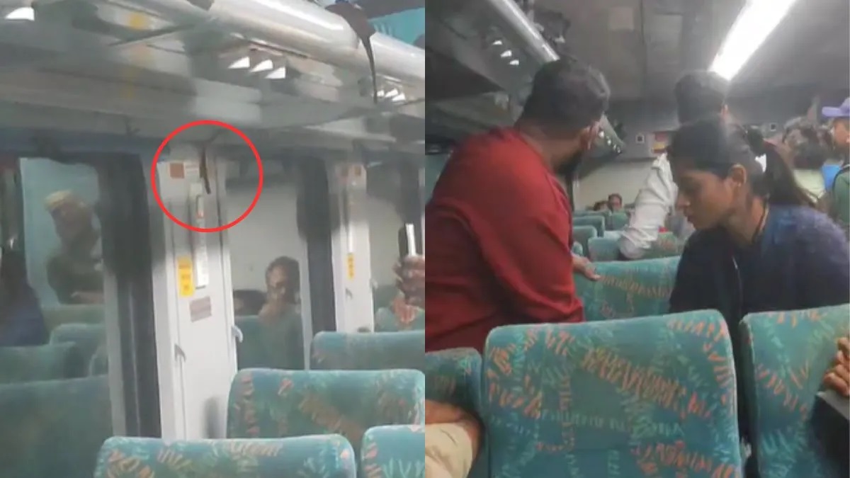 Snake found in running Jan Shatabdi Express, passengers panic: Watch video