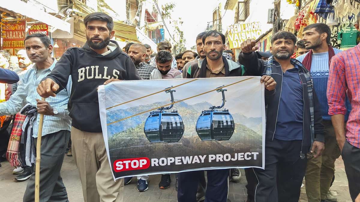 Vaishno Devi ropeway row: Two detained in fresh protest in J-K's Reasi, FIR against eight others