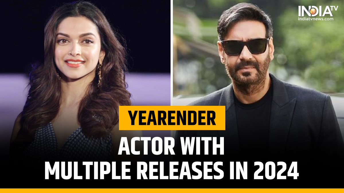 entertainment yearender 2024 ajay devgn to deepika padukone actors who had multiple releases this year