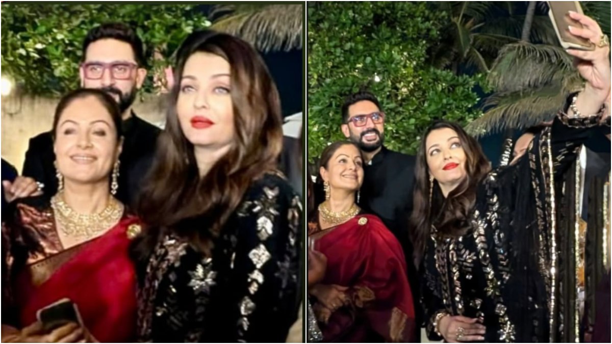 Aishwarya Rai, Abhishek Bachchan shut down divorce rumours, attend a starry event together | See pics