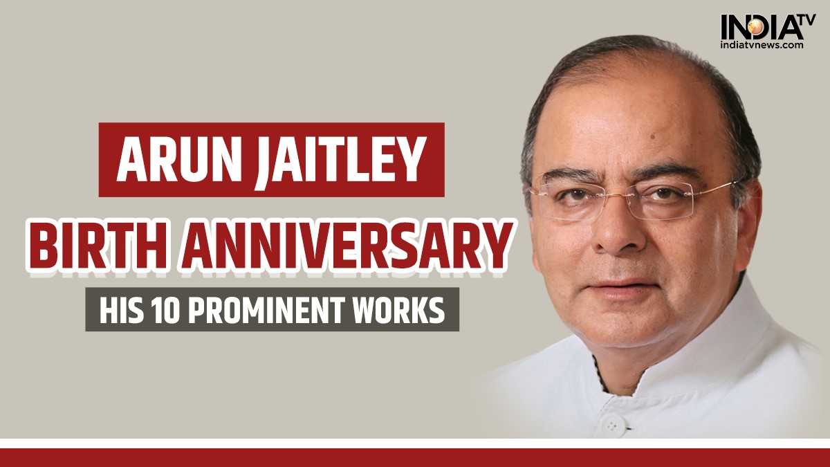 Arun Jaitley's Birth Anniversary: 10 important works of ex-Finance Minister that changed fate of country