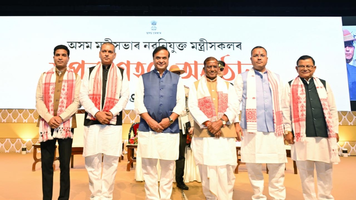 Assam CM Himanta Biswa Sarma expands cabinet with swearing-in of four new ministers in Guwahati