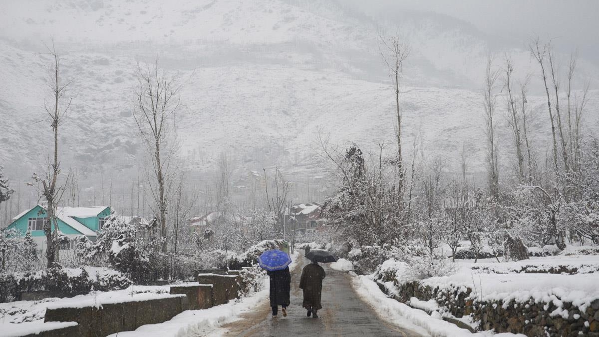 Cold wave grips Kashmir valley as temperatures plunge, IMD issues rain and snowfall alert