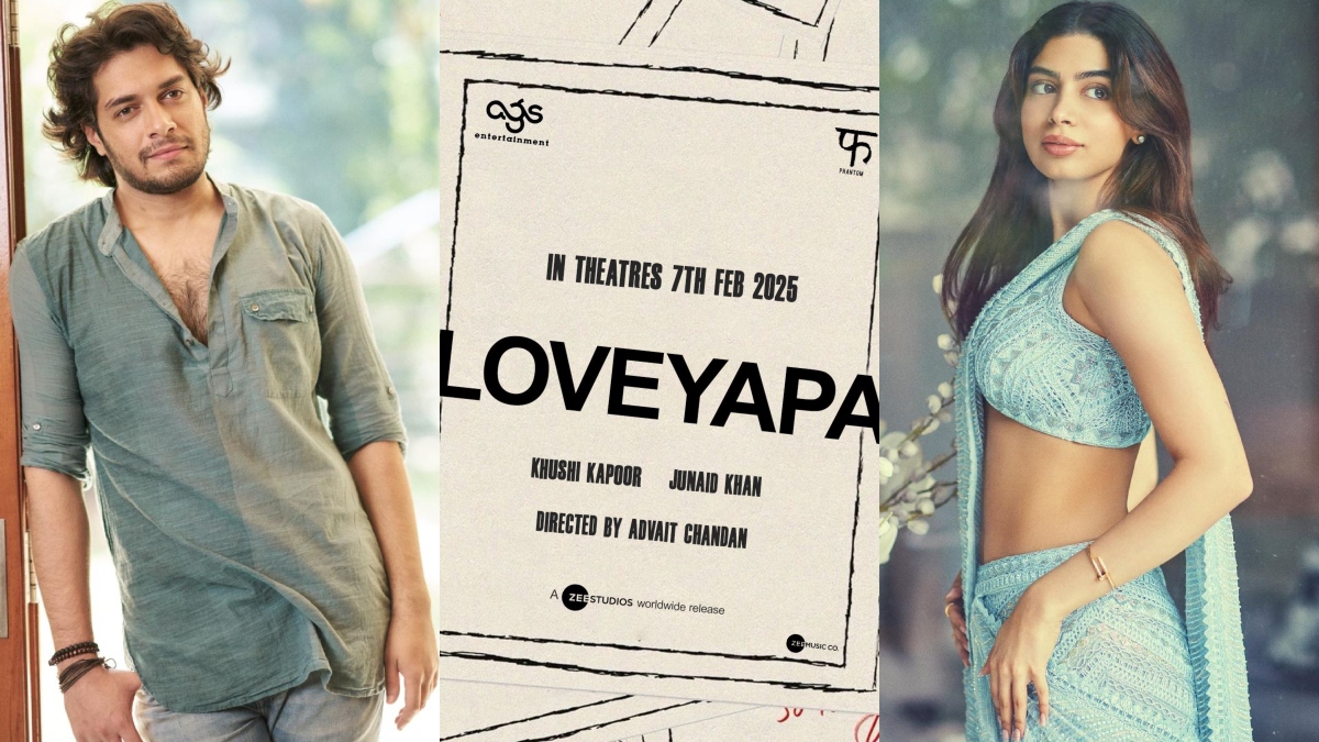 Loveyapa: Junaid Khan, Khushi Kapoor’s film gets its title, to be released in February 2025