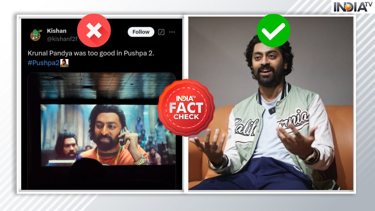 Fact Check: Cricketer Krunal Pandya in Allu Arjun's Pushpa 2? | Know Truth behind viral picture