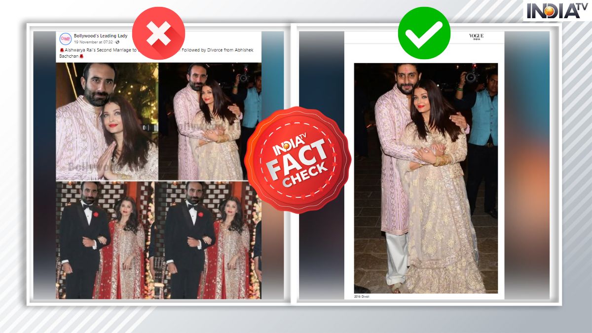 Fact Check: Aishwarya Rai got married to London-based businessman after divorce from Abhishek? | Know truth