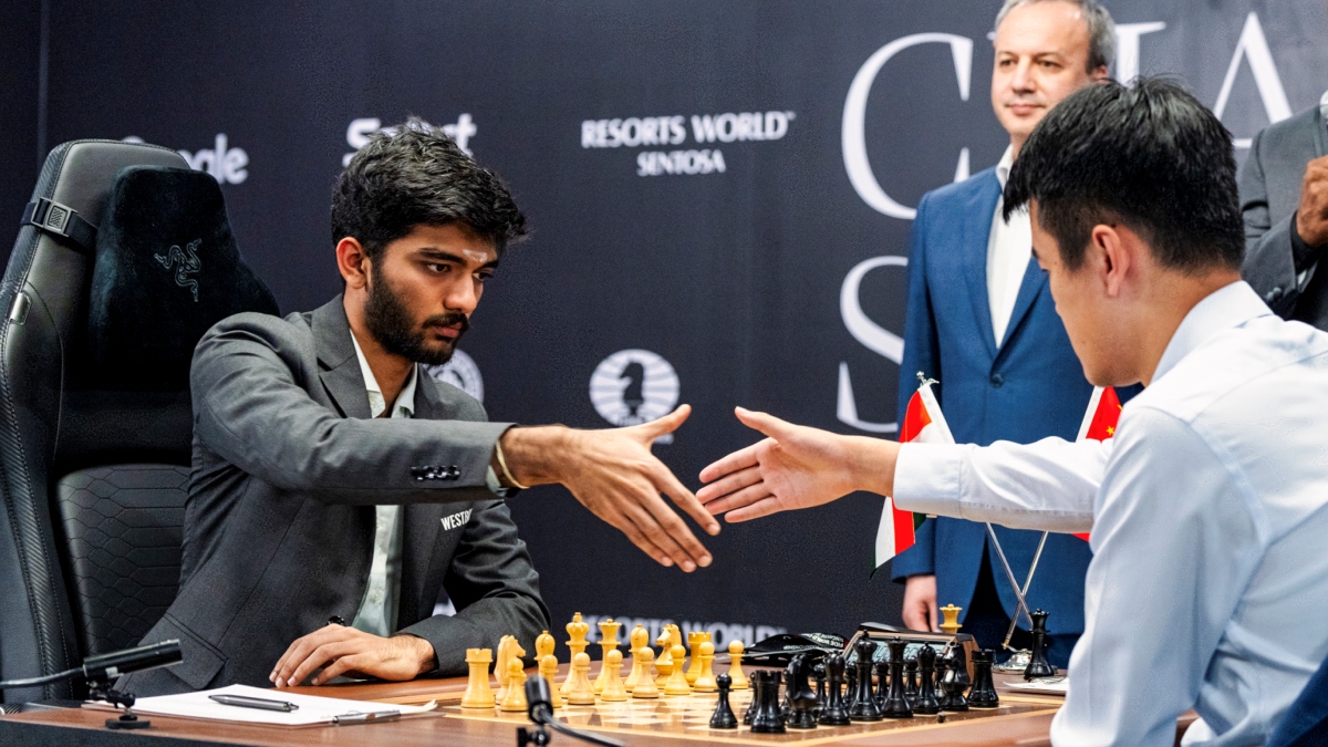 Gukesh D becomes youngest world champion in history of chess, beats Ding Liren in final game