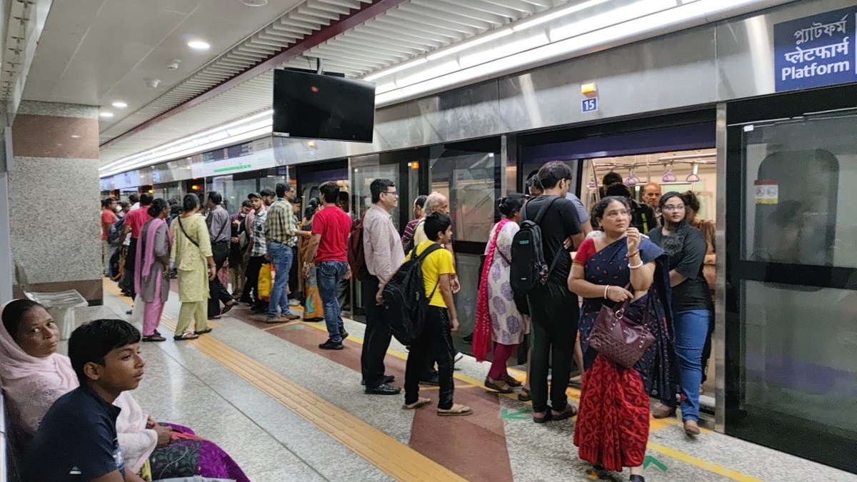 Kolkata Metro services partially disrupted after man jumps in front of moving train Kolkata