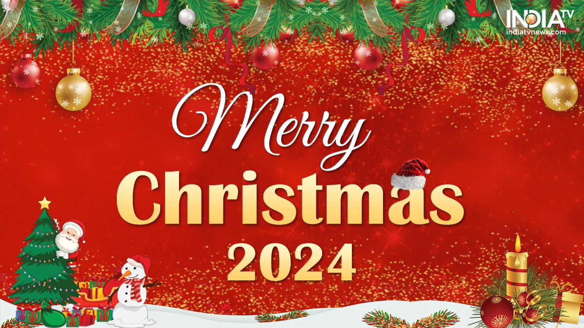 Merry Christmas 2024: Wishes, messages, images, WhatsApp and Facebook status to share with near and dear ones