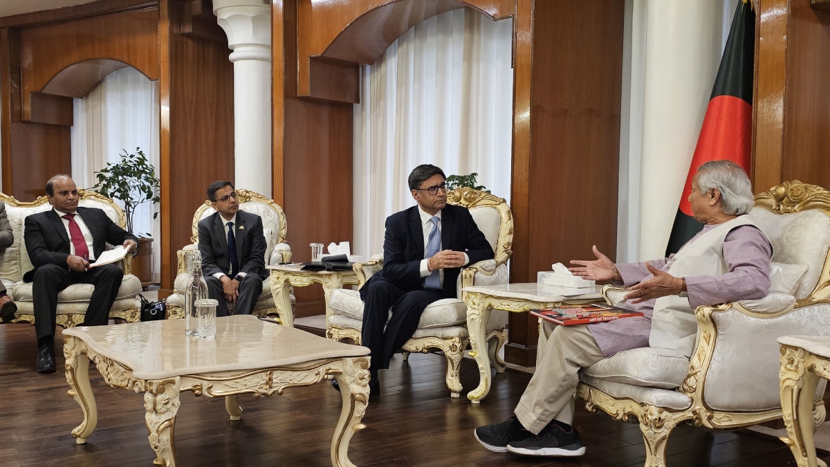 Foreign Secretary Vikram Misri meets Bangladesh's Muhammad Yunus amid strained ties