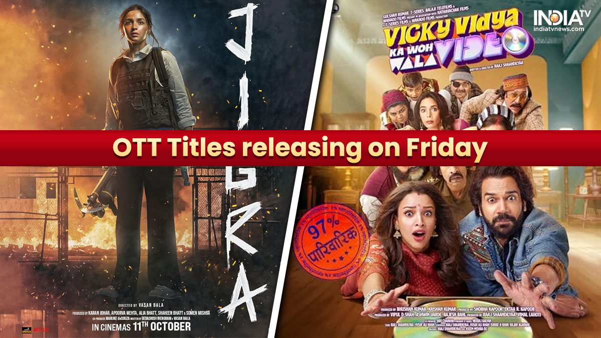 From Jigra to Vicky Vidya Ka Woh Wala Video, fresh titles releasing on OTT this Friday