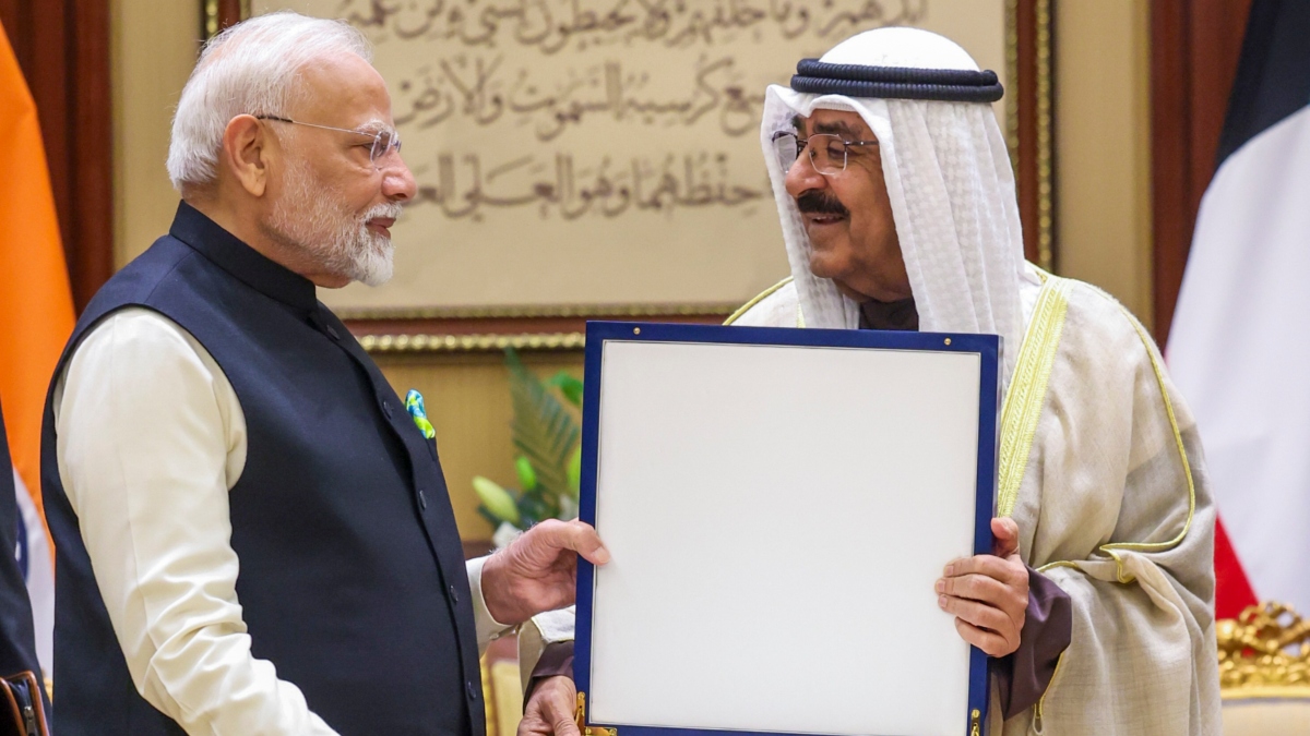 'Honoured', says PM Modi as he dedicates 'The Order of Mubarak Al Kabeer' to people of India