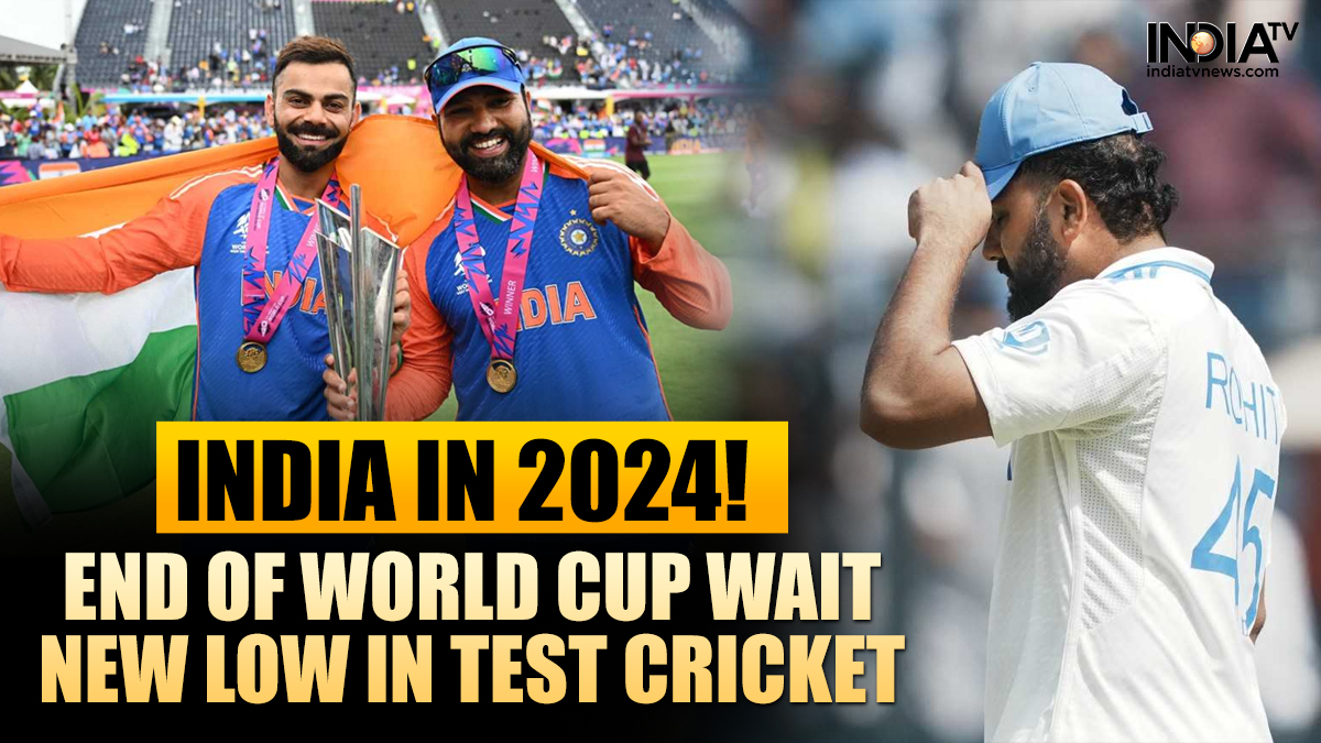 The peaks and valleys in Indian cricket in 2024: The end of World Cup drought and a new low in Tests