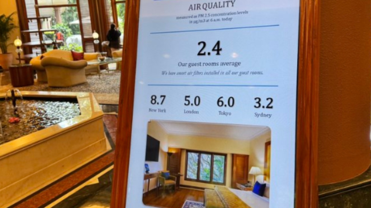 Viral post of American billionaire sparks debate as 5-star Delhi hotels promote AQI | Check details