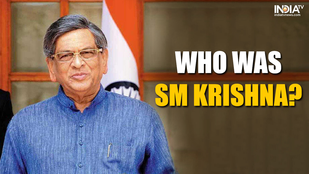 SM Krishna: Veteran politician who transformed Bengaluru into India’s 'Silicon Valley'