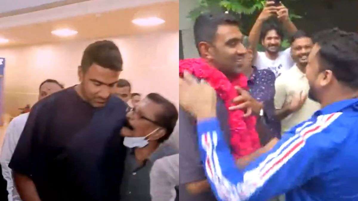 Ravi Ashwin reaches Chennai within 24 hours after announcing retirement, receives huge welcome home | WATCH