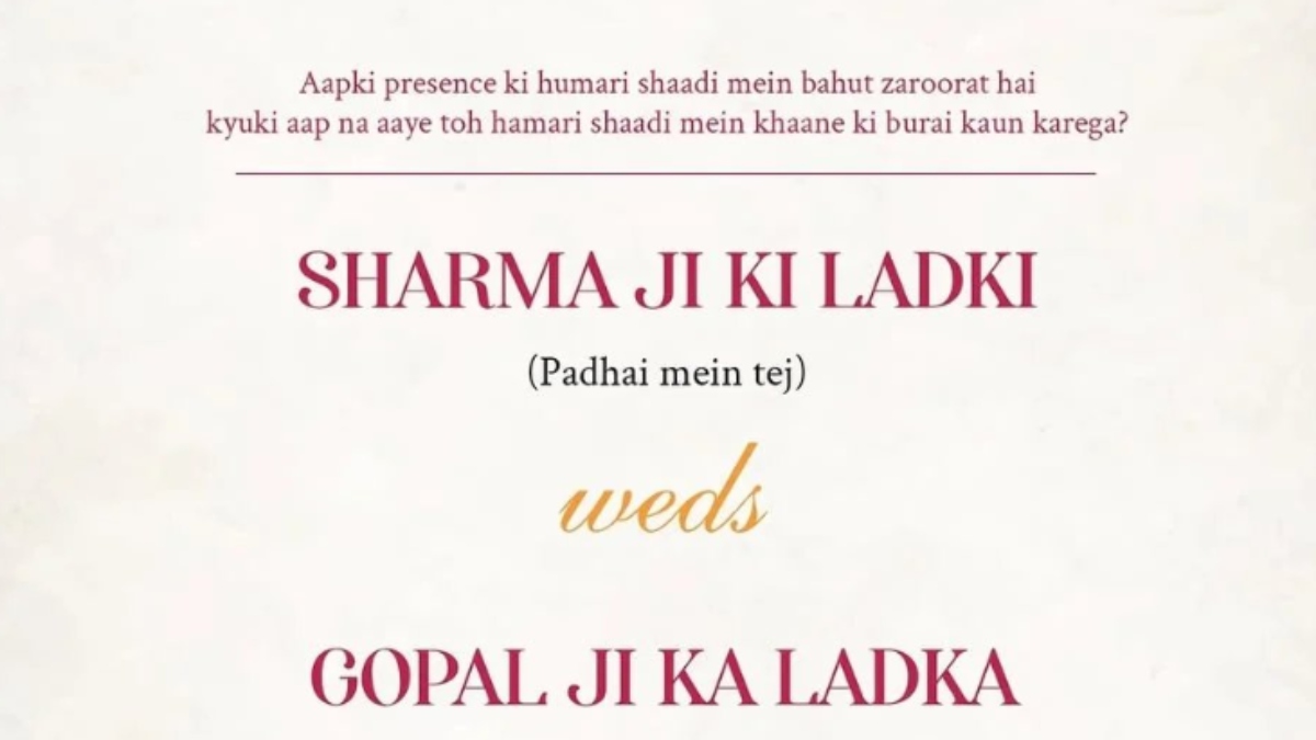 'Reception ke drame dekhne zarur aye': Haryana family's unique wedding invite will make you ROFL