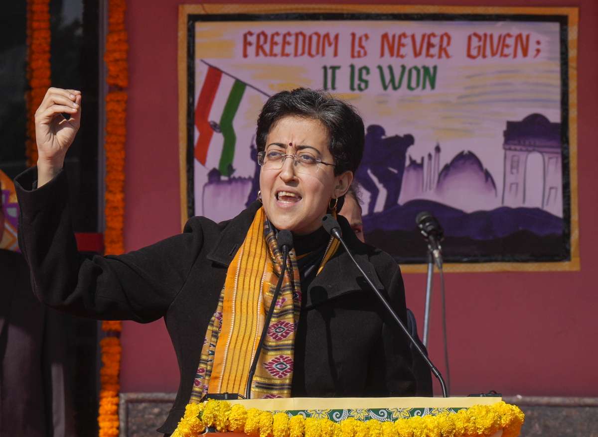 Case filed against Atishi after her supporter slaps policeman, Delhi CM reacts