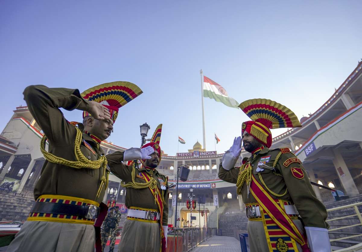 R-Day celebration: BSF jawans display thrilling customary performances at Attari-Wagah border | WATCH