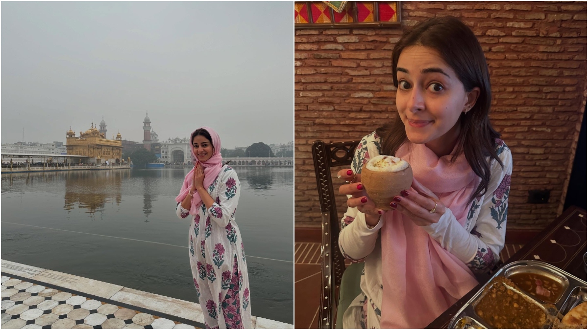 Ananya Panday seeks blessings at Golden Temple, enjoys Amritsar’s local cuisine with family