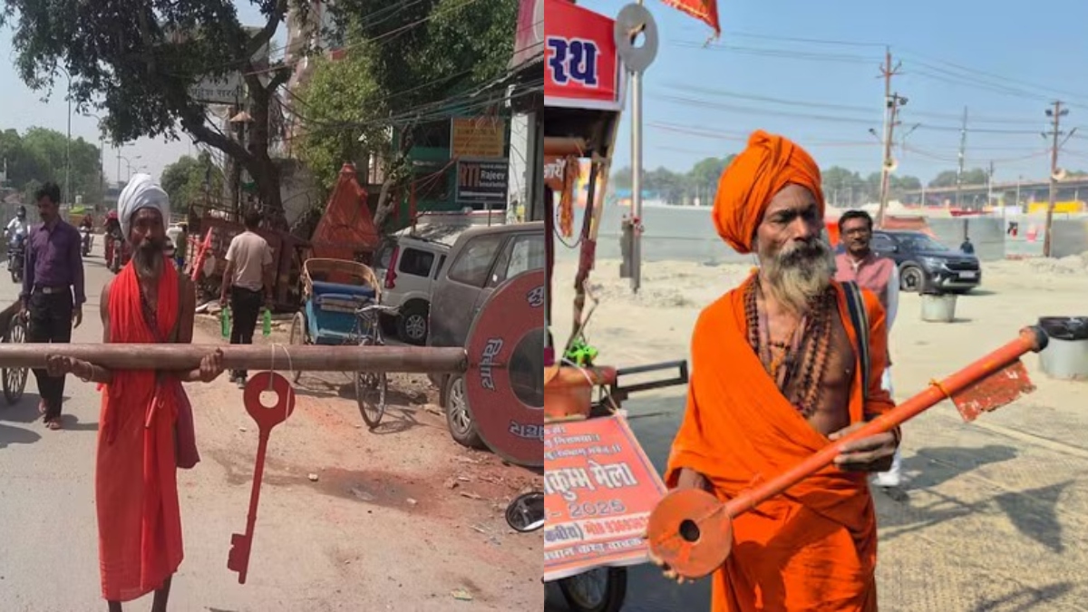 Meet Chhabi Wale Baba: Spreading spiritual peace with 'Ram Naam ki Chabhi' at Mahakumbh