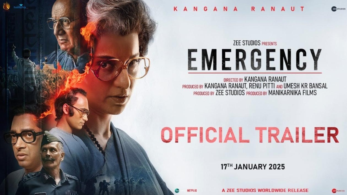 Emergency: Kangana Ranaut shares second trailer, Shreyas Talpade and Milind Soman grab attention | Watch