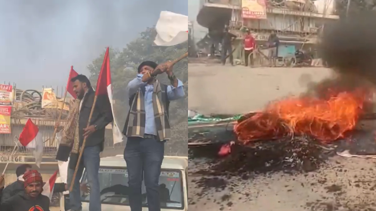 Bihar bandh today: Pappu Yadav's supporters block roads, burn tyres, demanding cancellation of BPSC exam