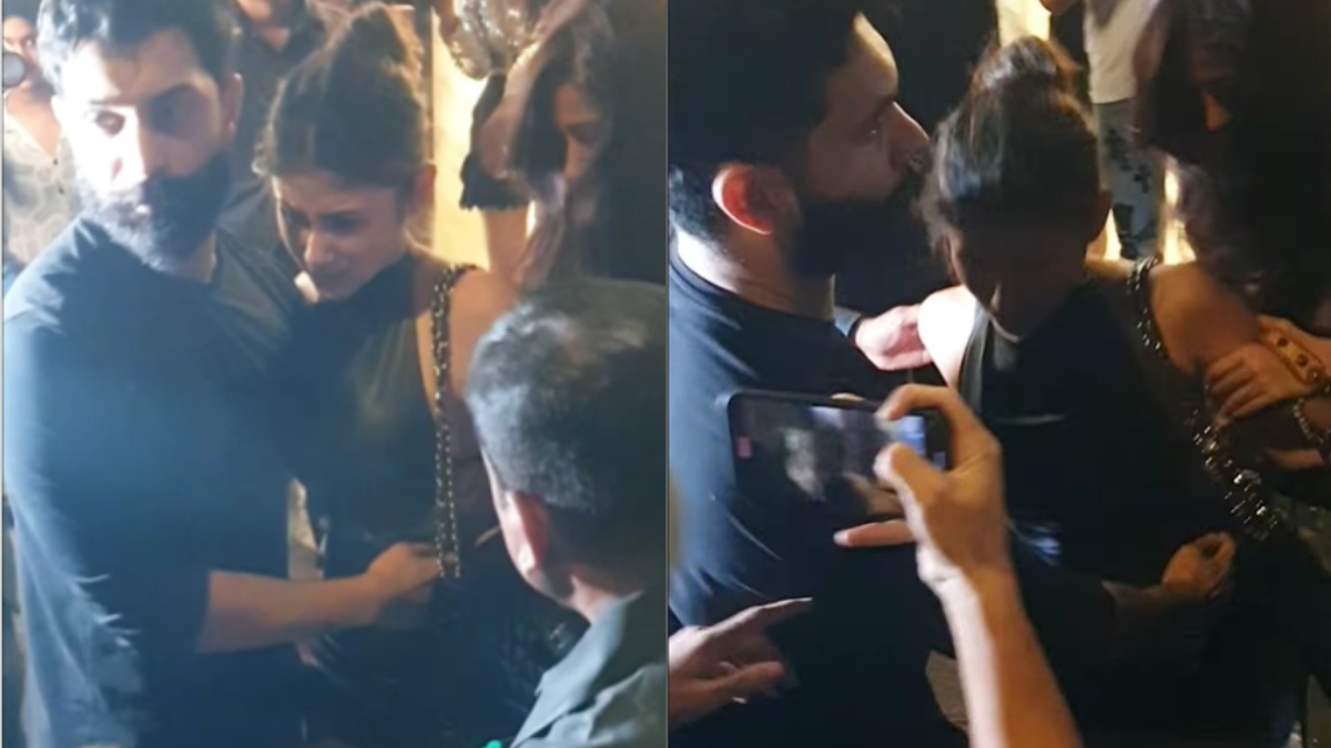 Mouni Roy trips as she exits New Year party with husband and Disha Patani, netizens say 'jyada hogayi'