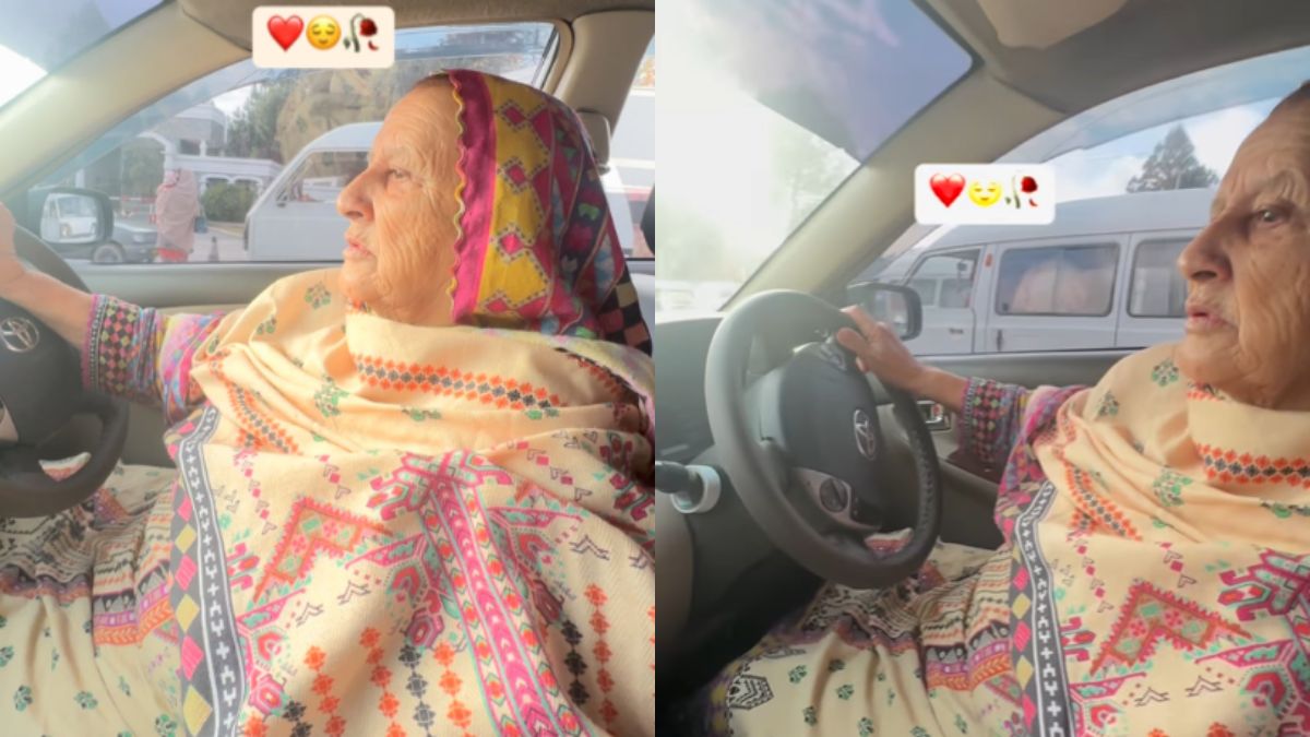 Pakistani man shares inspiring video of his mother driving | WATCH